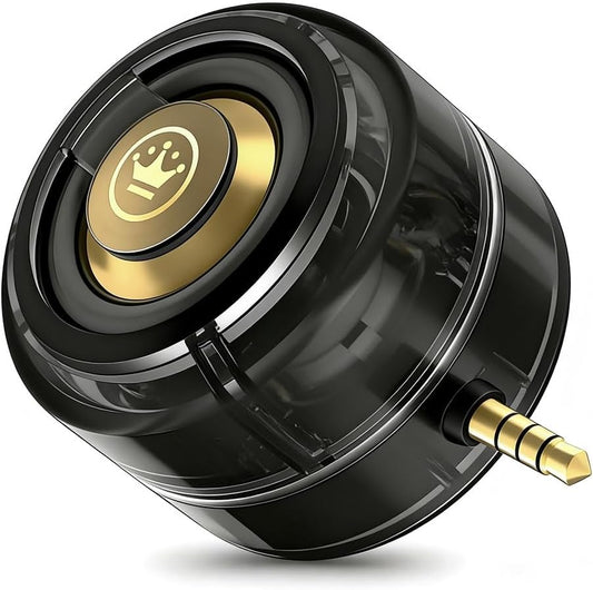 YOBCHYUD 2026 3.5mm MP4 Portable Speaker,Small Speakers with Aux Input Jack,Plug-in Mini Speaker,Sutable