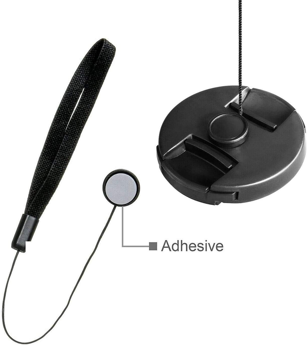 Digital Nc Pinch S1 (62mm) Lens Cap Center for Panasonic LUMIX + Lens Cap + Microfiber Cloth