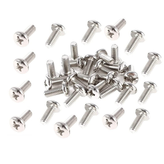 bnafes 55Pcs M4x12mm VESA Computer TV LCD Monitor Stand Bracket Mounting Screw