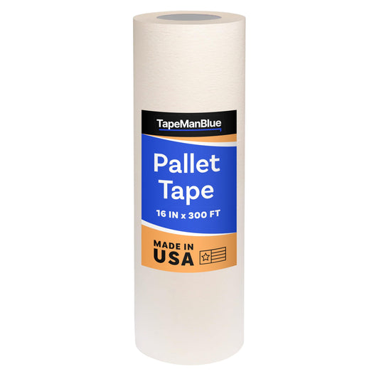 Pallet Tape for Screen Printing, 16 Inch x 300 Foot Roll, Made in USA, Heavy Duty Platen Masking Tape with Clean Removal to Protect Screen Printing Surfaces and Extend Pallet Life