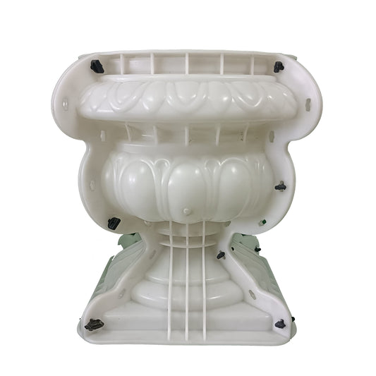 Rezone D50cm Garden Cement Plastic Precast Concrete Flower Pot Decorative Planter Molds for Sale