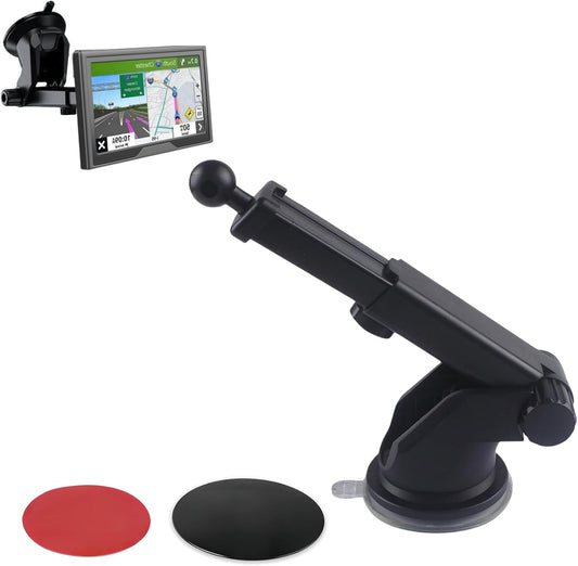 Bokexing Replacement Suction Cup Mount Part, Suction Cup Bracket for GPS Ball Joint Flexible Mounting Disk Mount