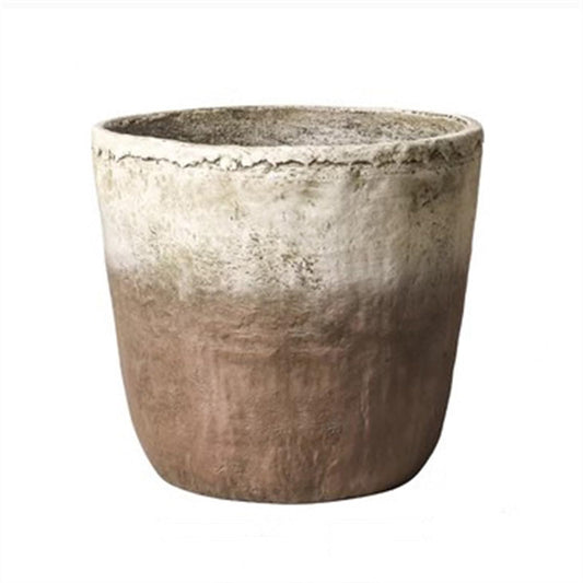 QZQHNYJ Plant Pot Plant Pots Cement with Holes Vintage Color Layered Flower Pots Simple Creative Large Floor Planters Balcony Living Room Decoration Flower Pots(Medium) (One Color M)