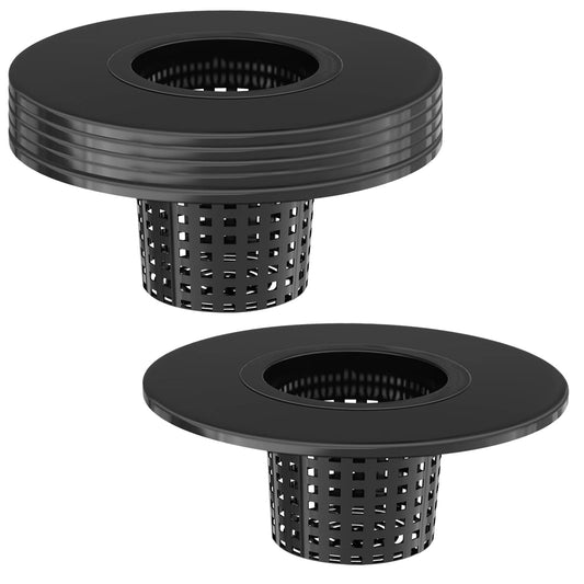 Tectsia Net Pots for Hydroponics 5 Pack, 6 Inch Wide Lip Bucket Basket for Hydroponic Bucket and DWC Bucket System.