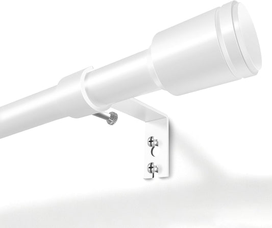 Adjustable 5/8” Diameter Curtain Rods by [Brand Name] | 30-120 Inch for Windows with Brackets