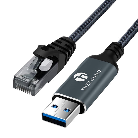 3.3FT, 3.0 RJ45 10/11, USB to Ethernet Cable USB A to Male Cable Directly Connected Gigabit LAN Network, Compatible