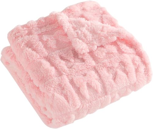 Belle Bow Baby Blanket - Ultra Soft Fleece Bow Blanket for Baby Girls & Small Pets | 30x40, Light Pink