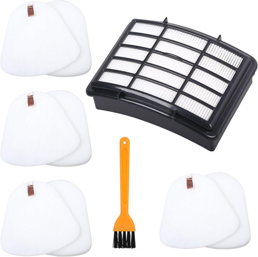 Shark HEPA & Foam Filter Set - 1 HEPA + 4 Foam & Felt Filters for Navigator Lift-Away Models NV350-NV370