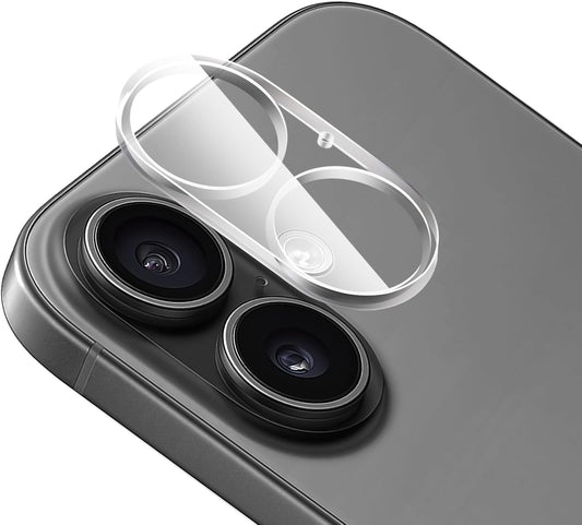 17, 9H FanTEK Camera Lens Protector for iPhone Tempered Glass Camera Screen Cover, Ultra HD Clear Acrylic Full Coverage