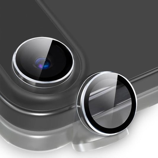 AFENGBOX 2 Pack 17 Air,9H 17Air Camera Lens Protector for iPhone Tempered Glass Scratch Resistant Metal Ring Camera