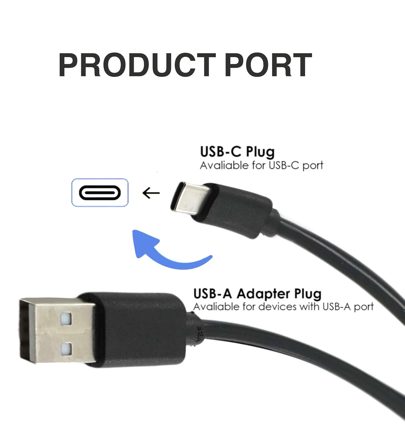 DUSTEWQ 4K, (6 Replacement USB-Type C Charging Cable Data Transfer Cable Compatible with Logitech BRIO BRIO Ultra HD