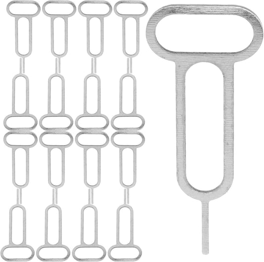 300pcs Set Universal Sim Card Ejector Tool with Mobile Phone Card Pin for Sim Tray Removal and Compatible