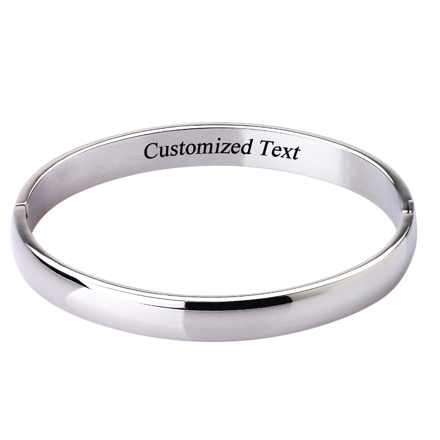 MILAKOO Womens Custom Engraving Bracelets Personalized Bracelet for Couples Family