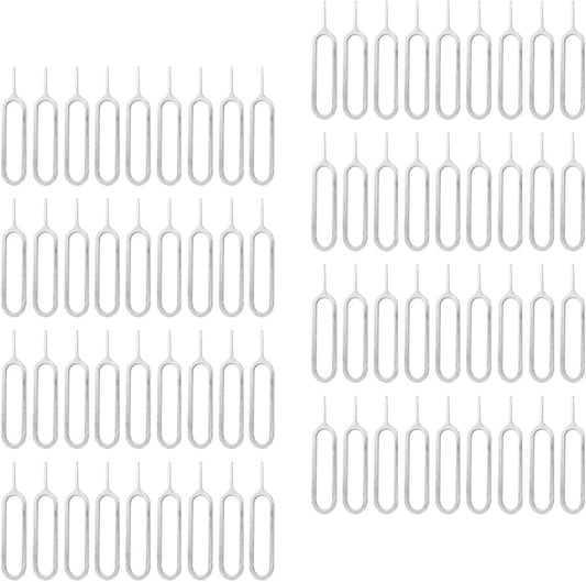 400pcs Beaupretty Sim Card Removal Pins Ejector Tool for Smartphones Universal Phone Sim Eject Pin Silver Metal
