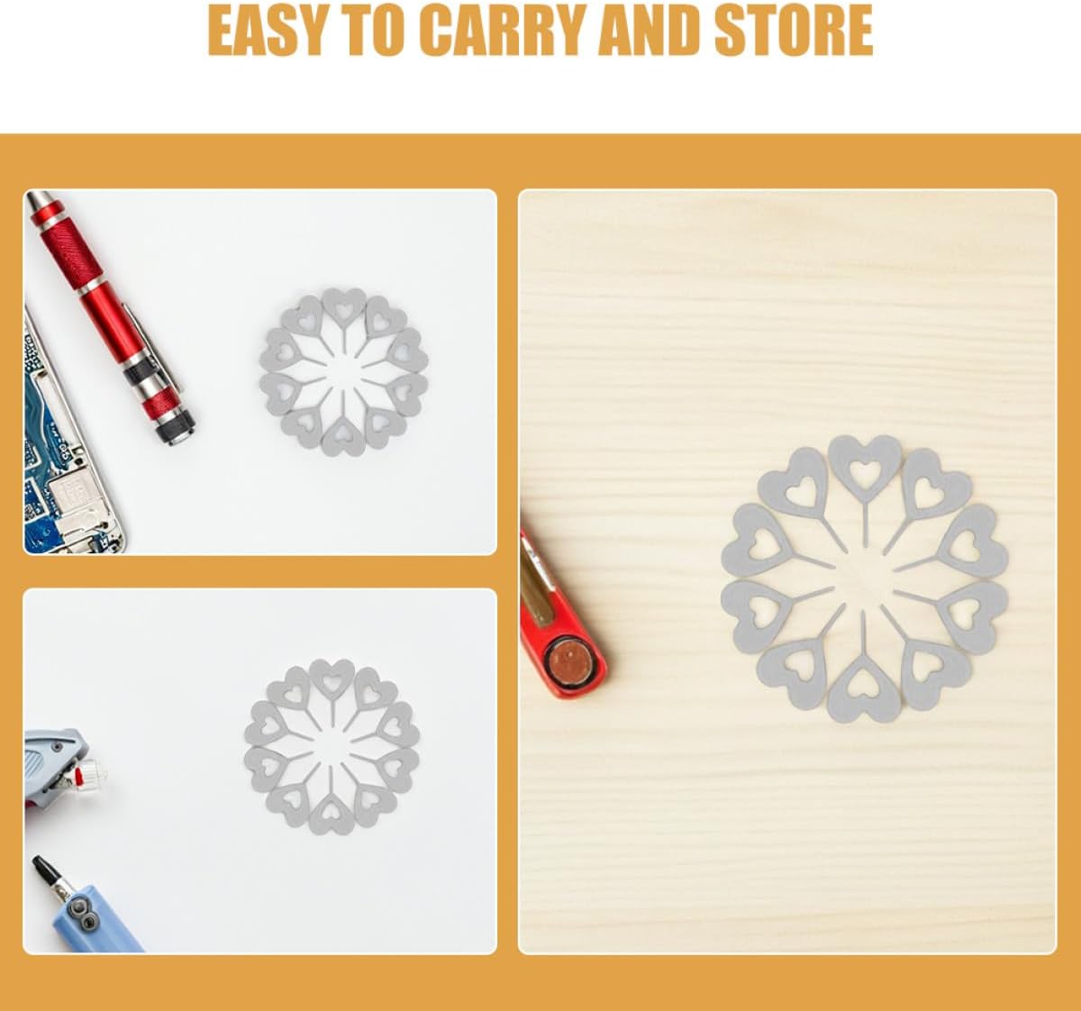 200pcs Alipis Sim Card Tray Removal Tool and Mobile Phone Pin Tool Stainless Steel Universal Sim Ejector Needles
