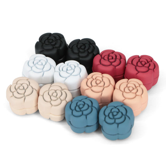 12 Pairs Hijab Magnets Strong Hijab Pins for Women Pinless Magnetic Clothing Clips for Scarf Veil Shirts Dress Muslim Islamic Gifts for Women - Rose