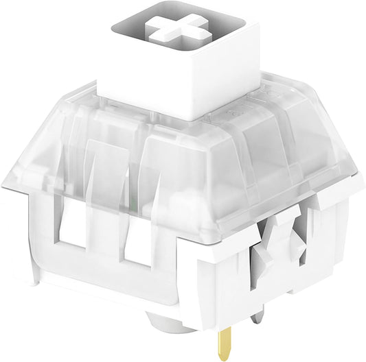 3-Pin 5-Pin Compatible72pcs Kailh Box White Clicky Switch Mechanical Keyboard Switches for Gaming & Typing |