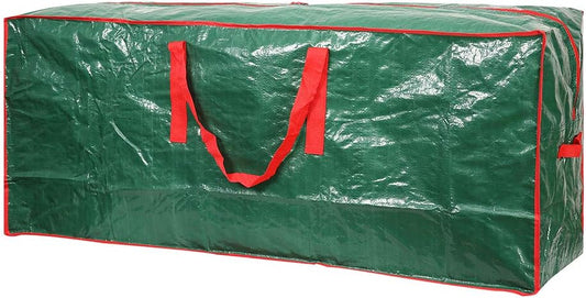 Sattiyrch Christmas Tree Storage Bag - Waterproof Protection for Up to 7.5 ft Trees | Durable Handles & Dual Zipper (Green)