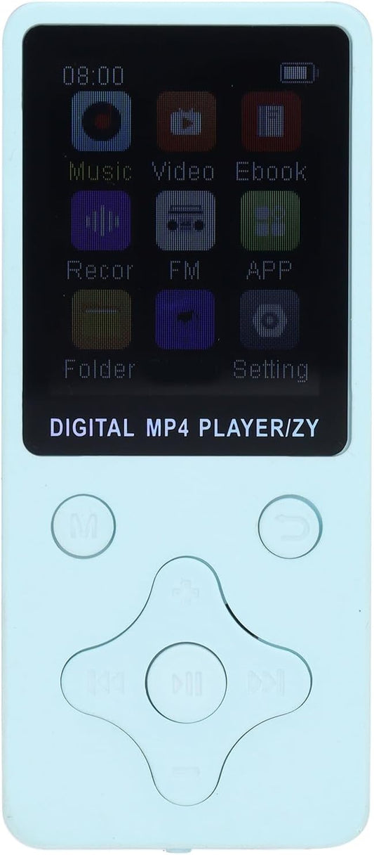 Zopsc 64GB MP3 MP3 64GB 1.8 Inch Player, HiFi Lossless Sound Portable Player with Memory, LCD Screen Bluetooth Music
