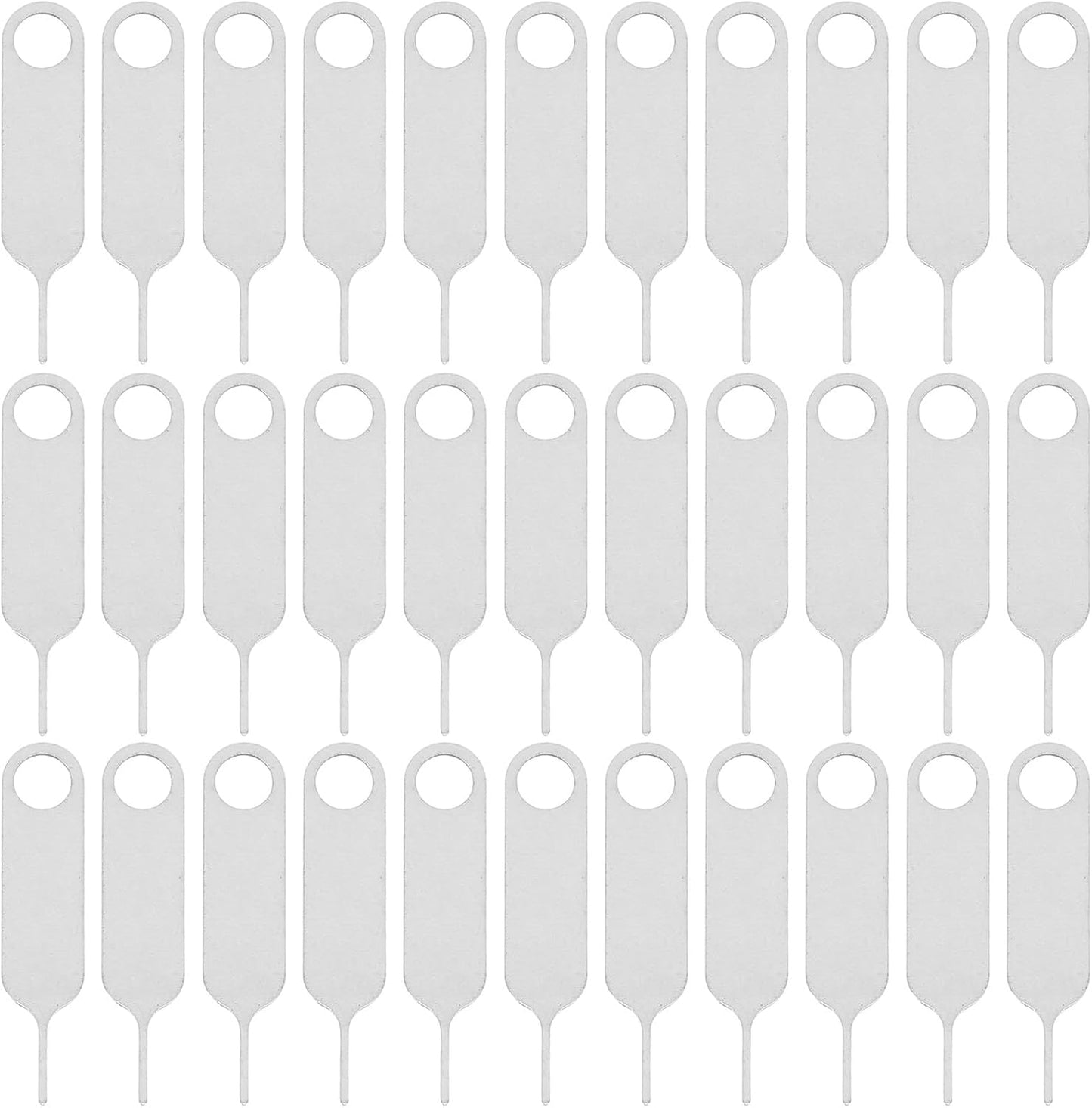500pcs Pack INOOMP Stainless Steel Sim Card Ejector Pins Bulk for Mobile Phones Universal Sim Eject Tool Portable