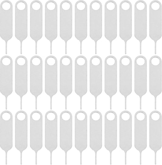 500pcs Sim Card Ejector Pin Stainless Steel Phone Sim Removal Tool Anti-Lost Mobile Phone Card Pin Compatible