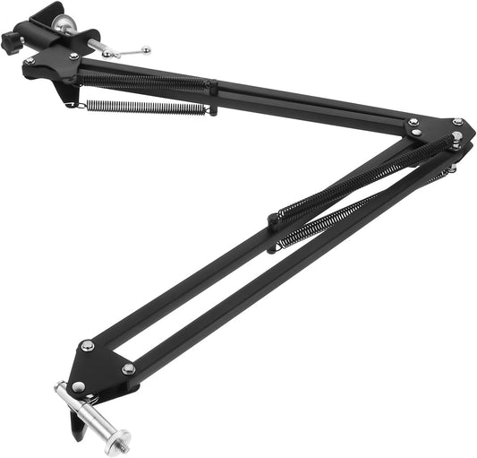 Zerodeko 1/4-inch Metal Scissor Arm Webcam Clamp Stand with Screw Desktop Holder for USB Camera Streaming and Video