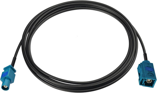 Yuslao 2m 6.5ft 4G Fakra Z Female to Fakra Z Male Connector Cable Vehicle Car Antenna Extension Cable for Car Stereo
