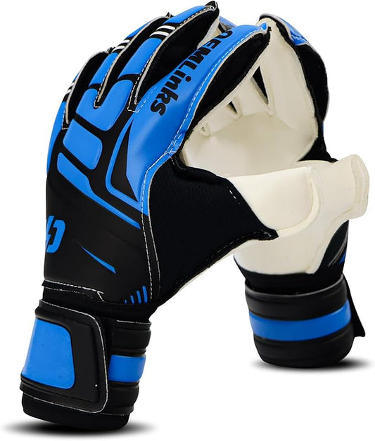 Youth&Adult Goalie Goalkeeper Gloves with Finger Protection Breathable Soccer Gloves with Strong Grips，6 Colors，Sizes 7-10