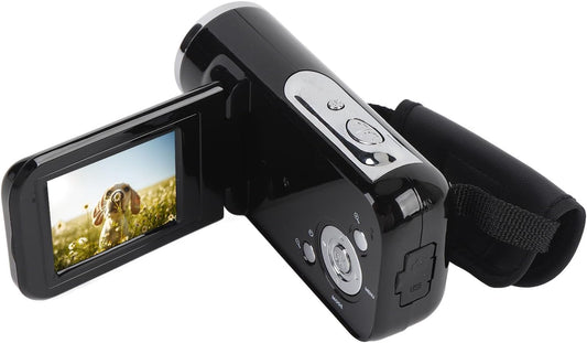 Zopsc 1080P 16MP 16x 2 Inch Camcorder, Video Camera with Zoom and Anti Shake, Color Screen for Travel and Campus