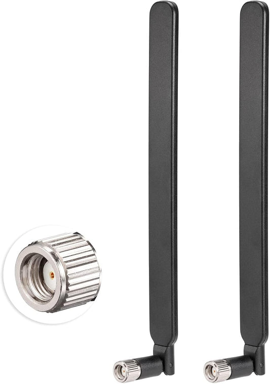 BINGFU 4g 6dBi Male)(2-Pack) Long Range Cellular Trail Camera LTE Antenna (RP-SMA Compatible with Spypoint Link Micro