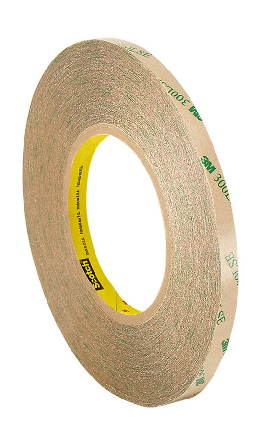 3M - 9495LE 0.5" x 60yd 9495LE Adhesive Transfer Tape - 0.5 in. x 180 ft. Double Coated Polyester Tape Roll with 300LSE Laminating Adhesive. Sealants and Adhesives, Transparent