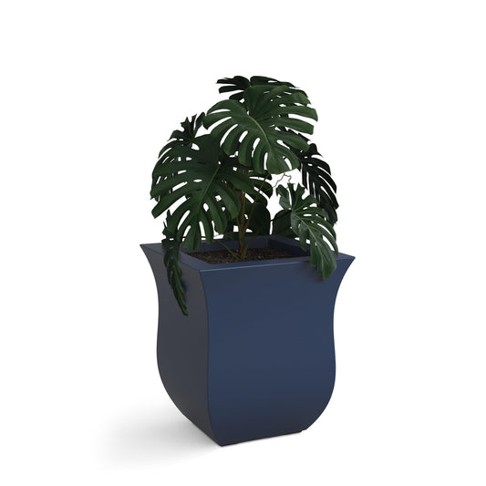 Mayne 5873-NB Polyethylene Planter, Neptune Blue 16x16