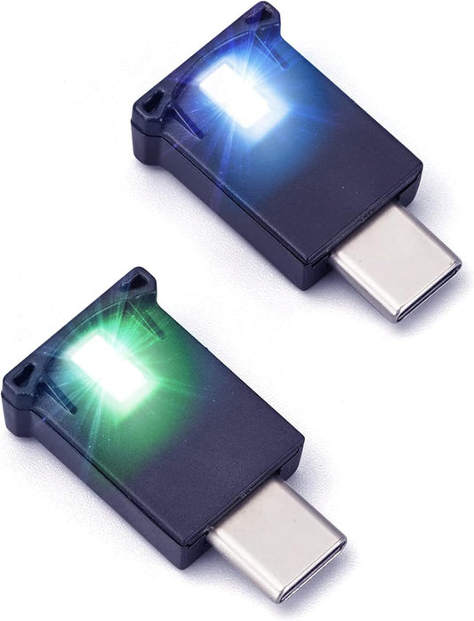 BlinkAutor 2 7 Setup Mini USB LED Light Pcs Type C LED Night Lamp Universal Atmosphere Smart Night Lamp Adjustable
