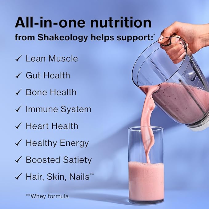 Shakeology 0g Added Sugar Whey Protein Powder Blend, Gluten-Free Shake with Vitamins and Minerals ??Helps Support Healthy Weight Loss, Lean Muscle, Gut Health ??Chocolate, 30 Servings