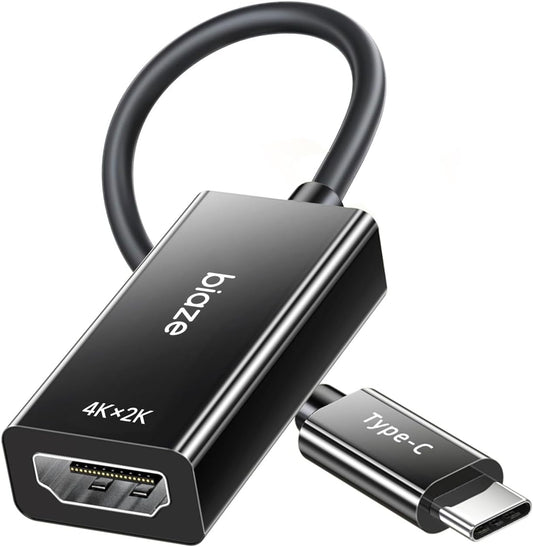 biaze 4K@60Hz, M1/M2, 15/14, USB C to HDMI Adapter Type-C Thunderbolt with Dynamic HDR, Compatible with MacBook Pro/Air