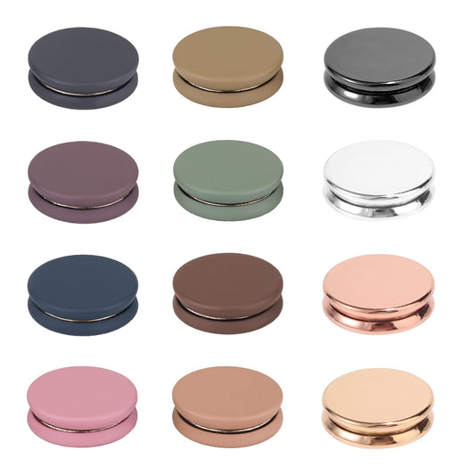 12pcs Strong Hijab Magnetic Pins, Colorful No-Snag Brooch Pins Pinless Scarf Clasp Multi-Use Hijab Magnet Buttons for Women Clothes Dress Secure Invisible Hold