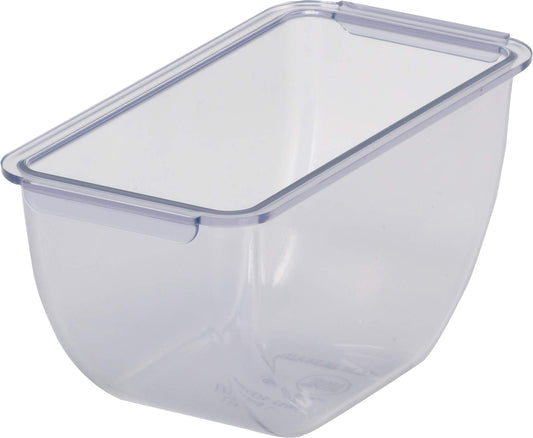 San Jamar Dome 3 Pint Garnish Tray 3 Pint Garnish Center Insert with Snap-On Connectors for Kitchen, Bar, and Restaurants, Plastic, 6.75 Inches, Clear