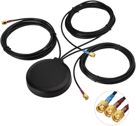 BINGFU 4G 4G IBR900 IBR1700 MG90 MP70 GX450 RV50 RV50X LTE MIMO Cellular GPS Adhesive Magnetic Mount Antenna for LTE