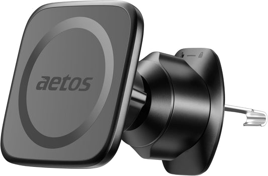 aetos 20 N52 17 16 15 14 13 12 for MagSafe Car Mount. Elegant Magnetic Air Vent Phone Holder with Strong Magnets