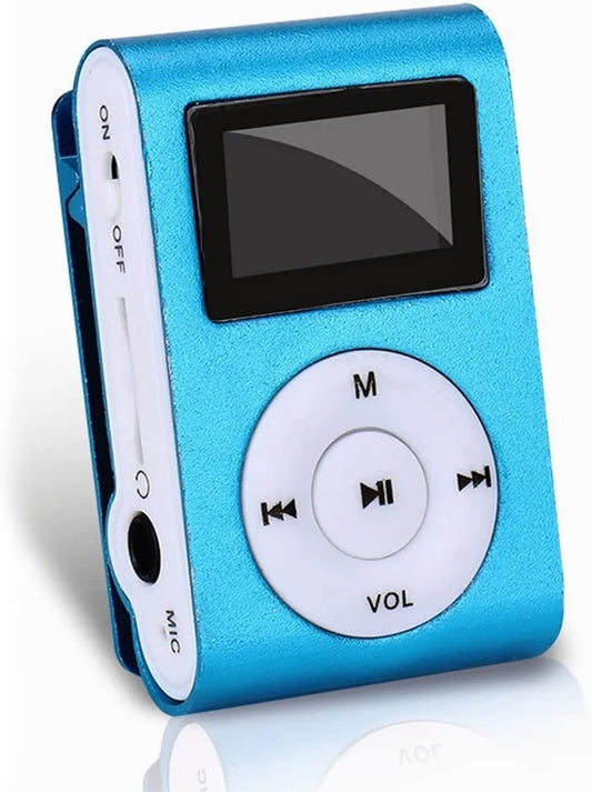 Yoidesu MP3 Mini Player, Portable Music Player with Metal Shell, Lavalier Design, Digital HiFi Audio Player for Kids
