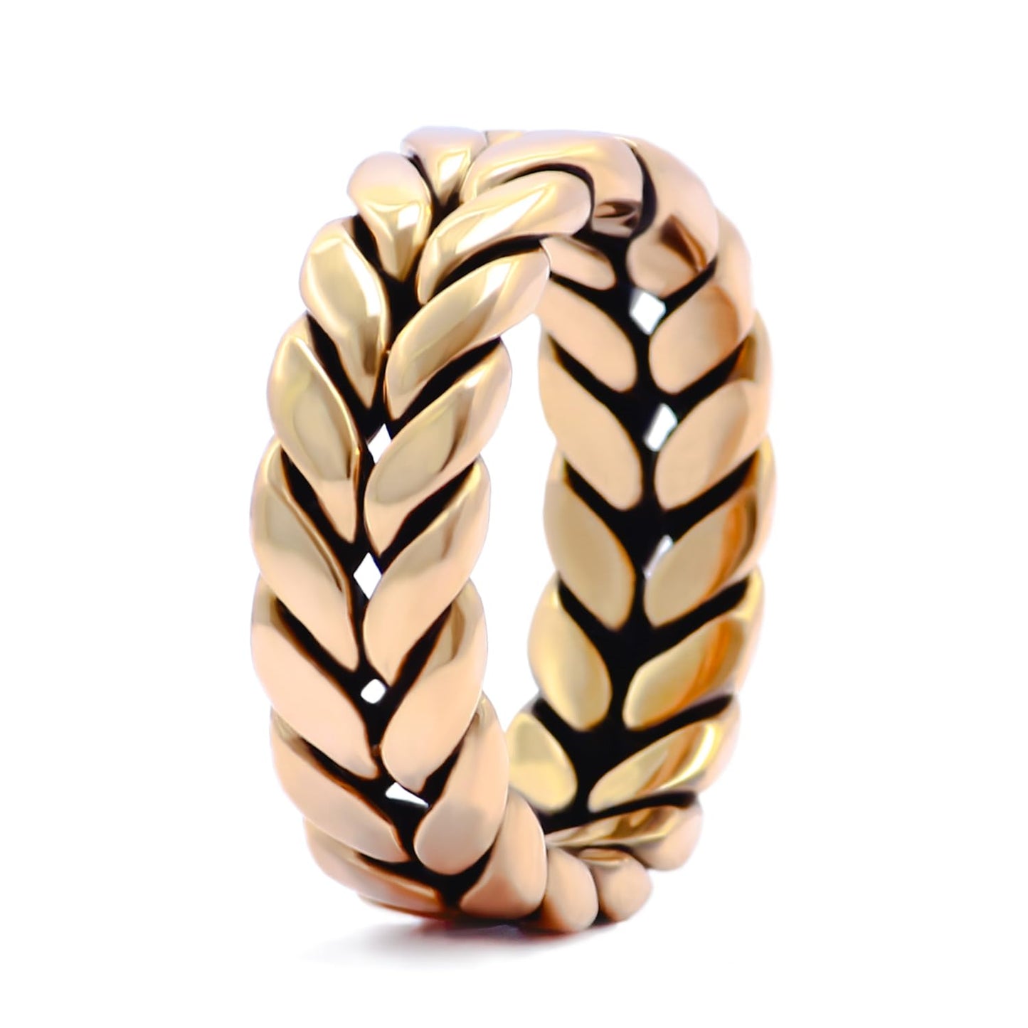 Krishnaa Jewels Pure Copper Braided Twist Eternity HandCrafted Ring Gift Jewelry for Men and Women (13)