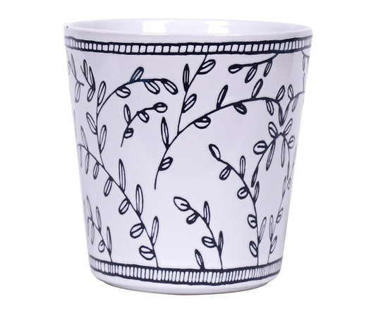Blue Sky Ceramic Blue Plant 5'' Flower Pot, Multi Color