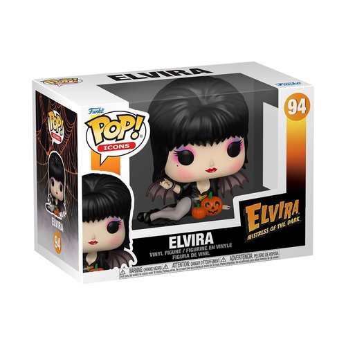 Funko Pop! Icons: Elvira Mistress of The Dark - Elvira - Pumpkins - Collectable Vinyl Figure - Gift Idea - Official Merchandise - Toys for Kids & Adults - Horror Fans - Model Figure for Collectors