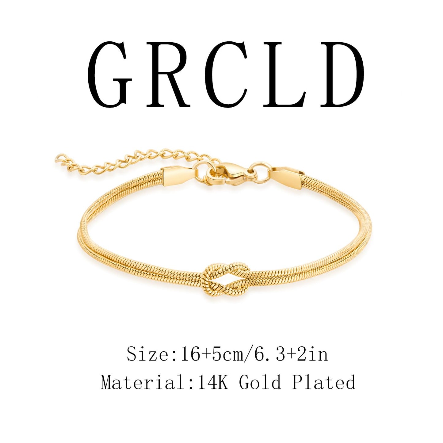 GRCLD Matching Bracelets for Couples Love Knot Bracelet Pinky Promise Soulmate Relationship Friendship Bracelets Forever Infinity Jewelry Gifts for Women Teen Her Him (SOUL-G+S)