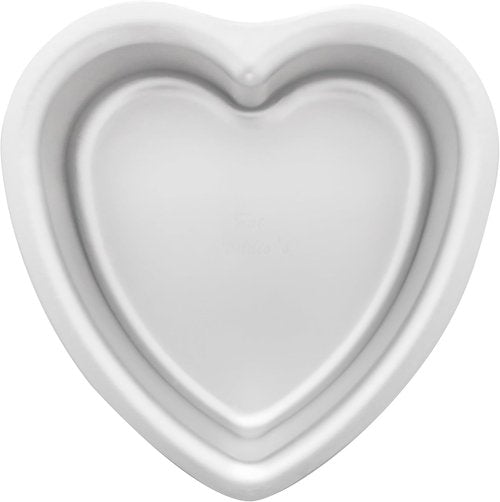 Fat Daddio's Heart Cake Pan - Anodized Aluminum, 6 x 3 Inch for Perfectly Shaped Cakes