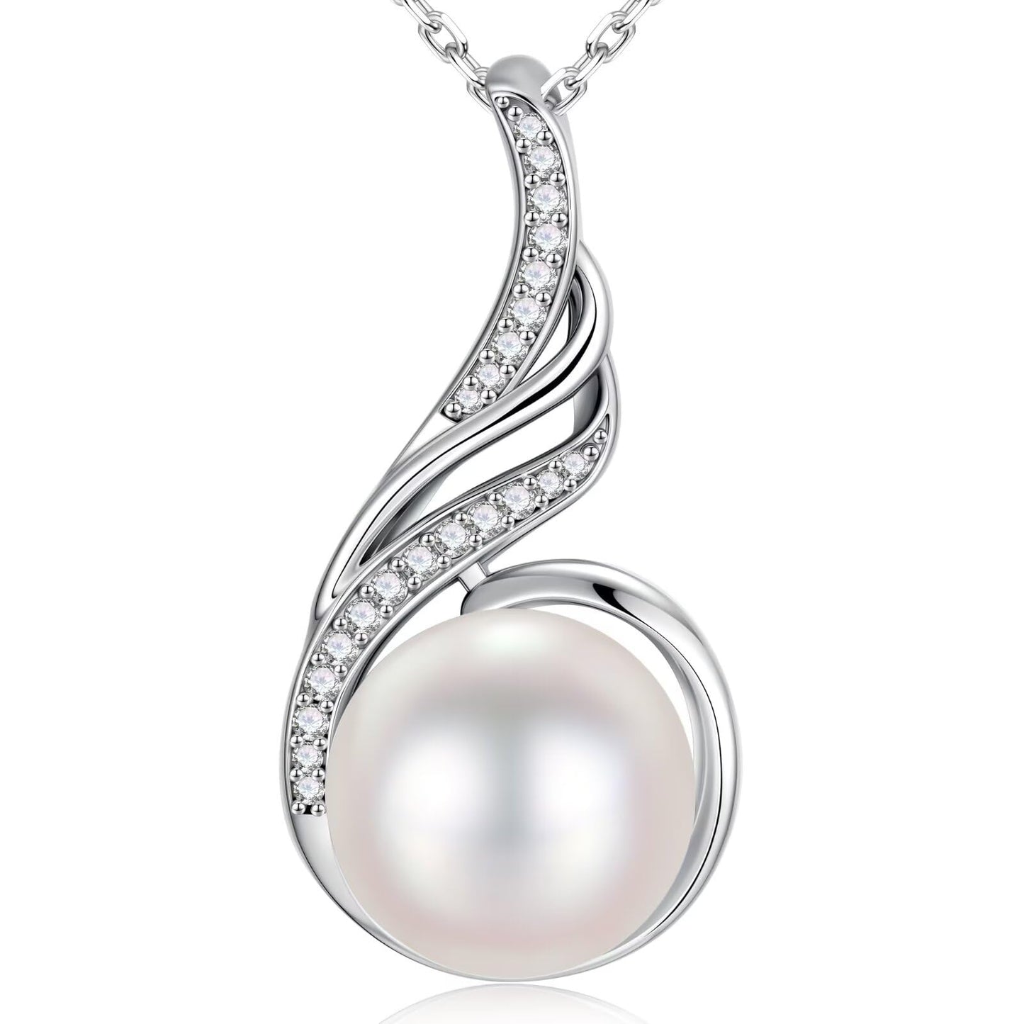 Iefil Anniversary Women Gifts - Pearl Necklace for Women, Pearl Jewelry | Anniversary Birthday Gifts for Wife