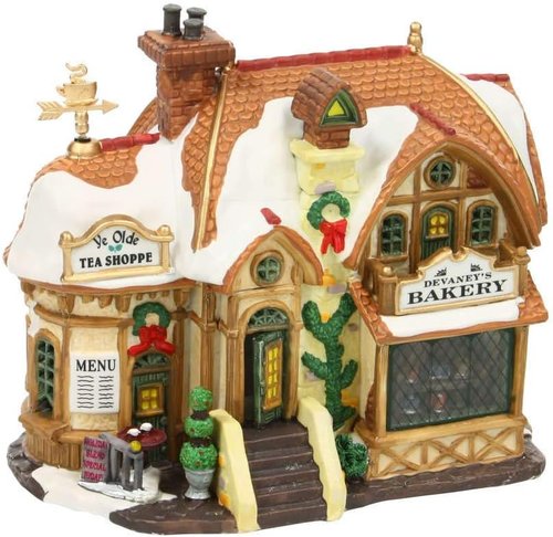 Lemax Christmas Village Devaney's Bakery - Battery Operated LED Display | Festive Holiday Decor