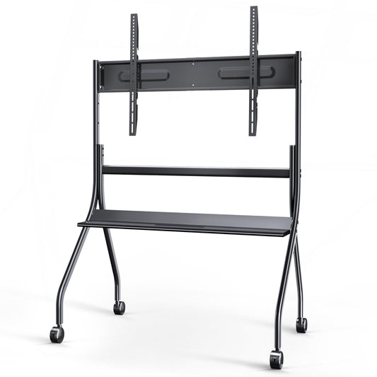 Smart Board Stand for 55-86 Inch Interactive Whiteboard, Easy Move, Lockable Wheels Stable