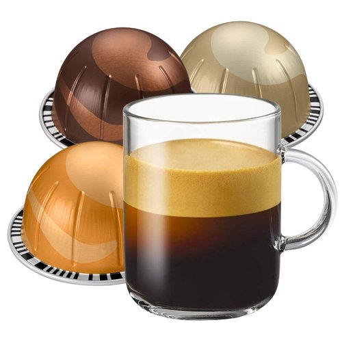 Barista Creations Flavored Coffee Capsules - Rich Chocolate, Sweet Vanilla & Golden Caramel (30 Pods)