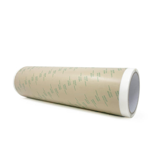 Gizmo Dorks 468MP Adhesive Transfer Tape (12 in x 20 ft Roll) High-Temp Double-Sided Tape for 3D Printer PEI Sheets, Metal Nameplates, and Industrial Signage - Heat Resistant 200MP Acrylic